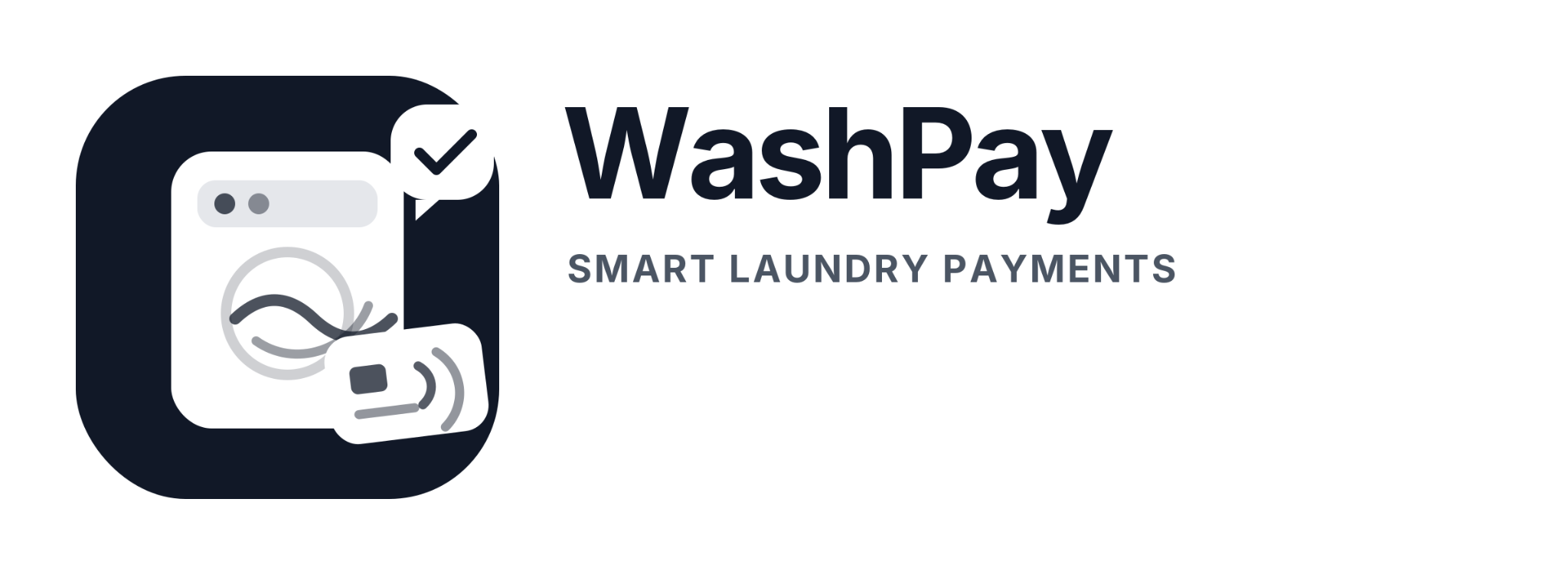 WashPay monochrome mark